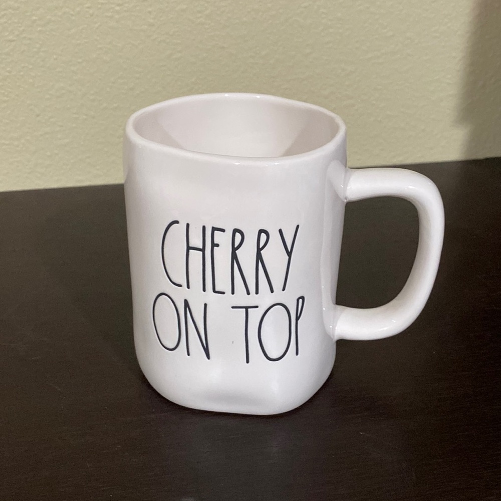 New Rae Dunn Cherry 🍒 On Top ceramic mug